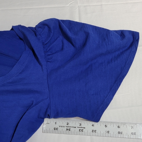 Nation LTD Anthropologie Mallory Dress Royal Blue 100% Cotton Size XS - Picture 6 of 11